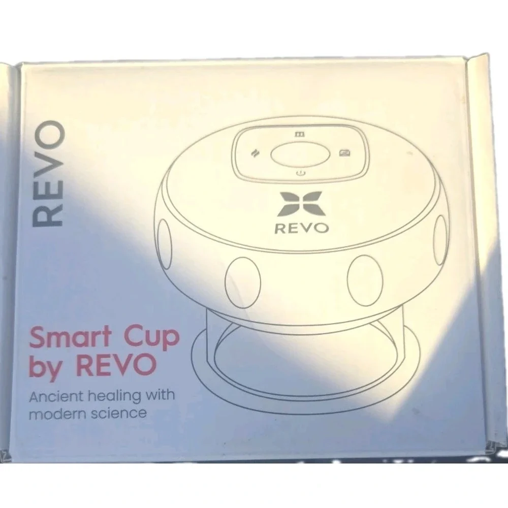 NEW REVO Smart Cup 4-in-1 Dynamic Cupping Therapy Heat Red Light Massager NIB